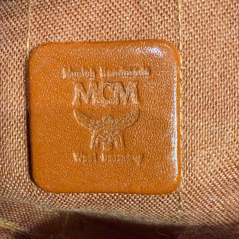MCM Cognac Leather Belt Bag - Picture 4 of 6